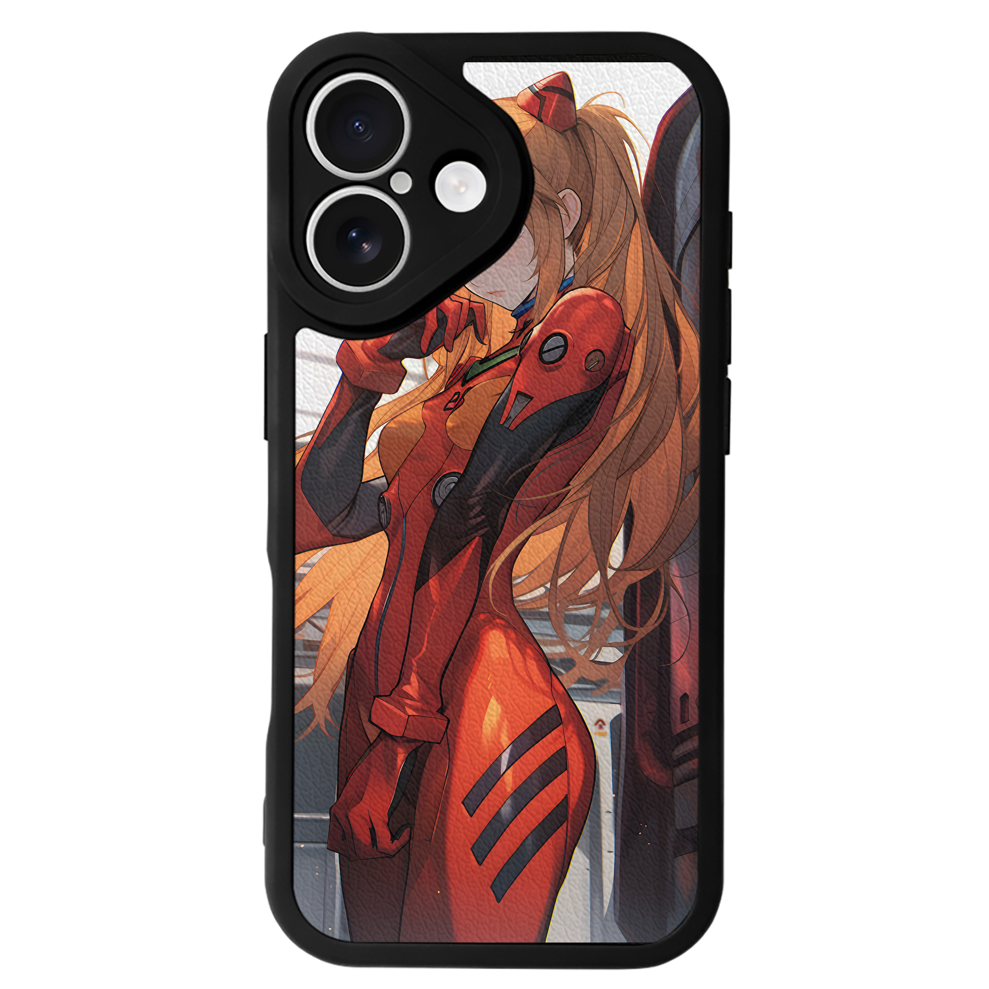 （画像用） EVA 新世紀エヴァンゲリオン 【iPhone 16シリーズ対応】シリコンスマホケース（レザー調） 材質：シリコン